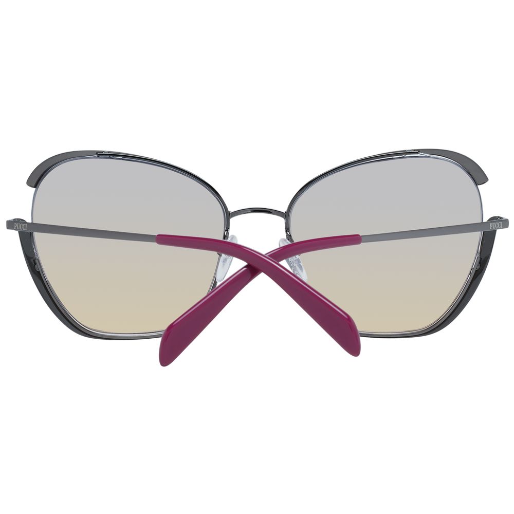 Emilio Pucci Metall-Sonnenbrille in Grau