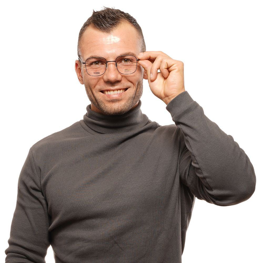 Tommy Hilfiger Schwarze Metall- und Kunststoffbrille (Gestelle)