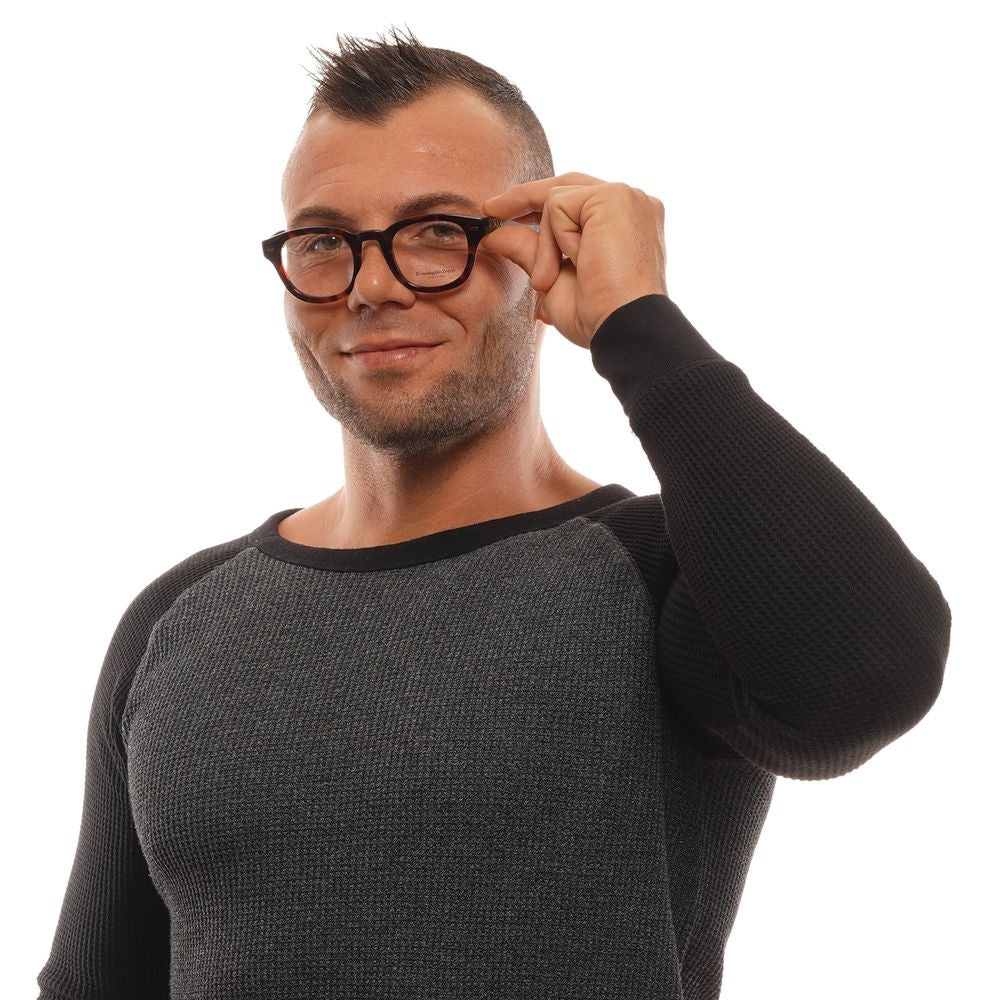 Ermenegildo Zegna Braune Kunststoff-Brille (Rahmen)