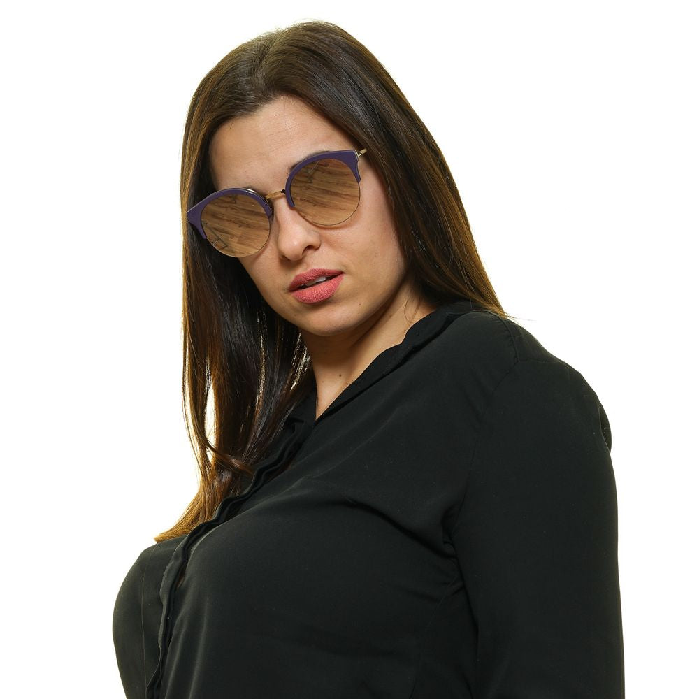 Police Goldene Metall- und Kunststoff-Sonnenbrille