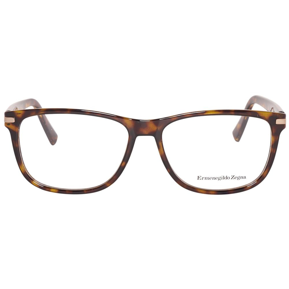 Ermenegildo Zegna Braune Kunststoff-Brille (Gestelle)