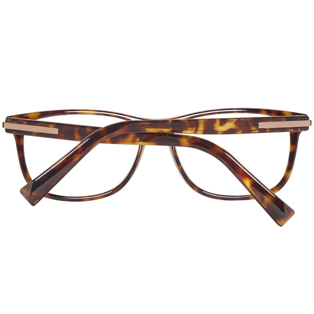 Ermenegildo Zegna Braune Kunststoff-Brille (Gestelle)