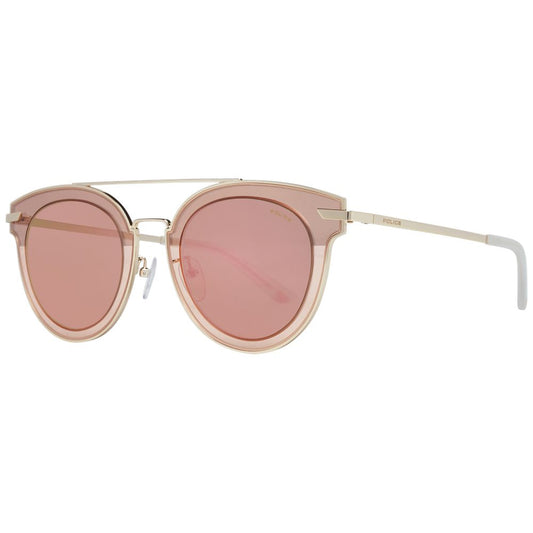 Police Sonnenbrille aus Roségold, Metall und Kunststoff