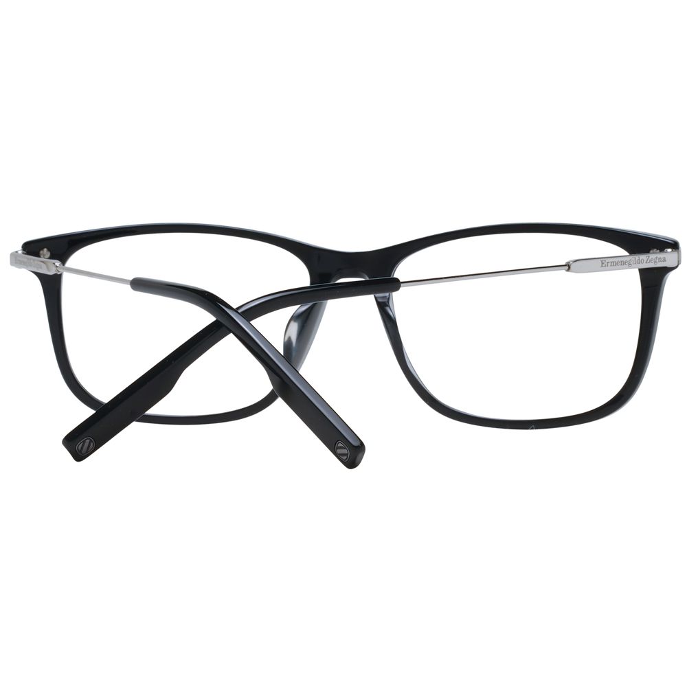 Ermenegildo Zegna Schwarze Kunststoffbrille (Rahmen)