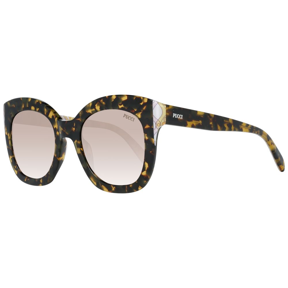 Emilio Pucci Bunte Sonnenbrille aus Kunststoff