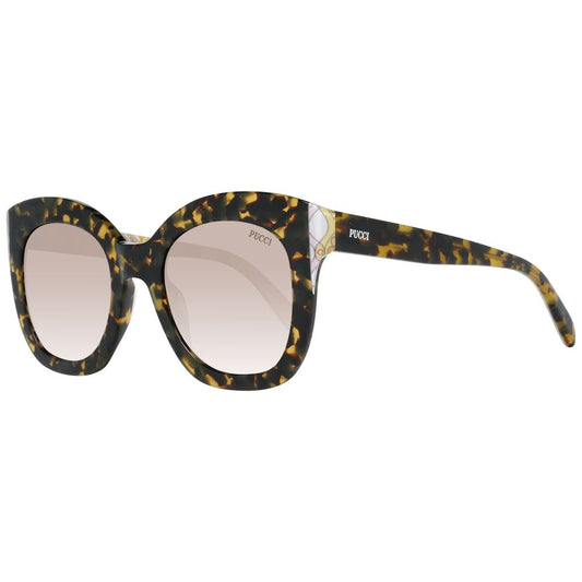 Emilio Pucci Bunte Sonnenbrille aus Kunststoff