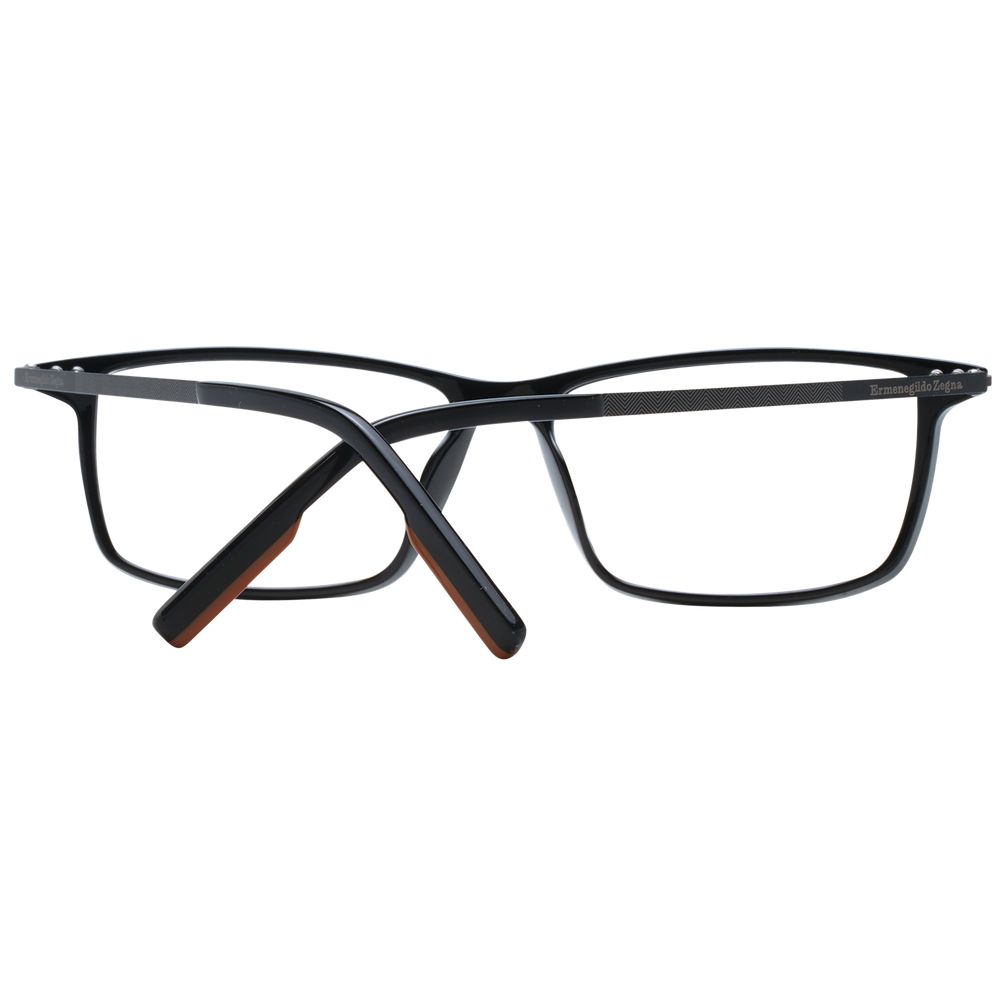 Ermenegildo Zegna Schwarze Kunststoffbrille (Gestelle)