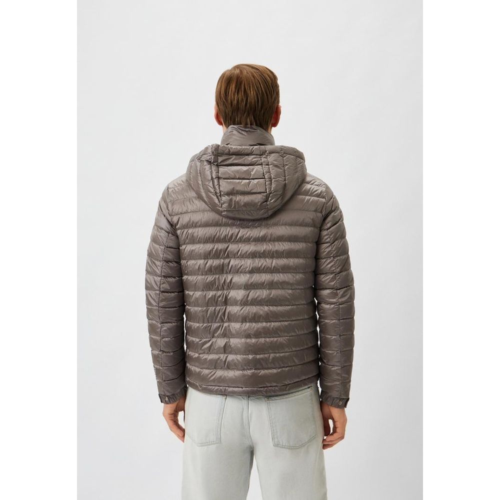 Add Graue Polyamid-Jacke
