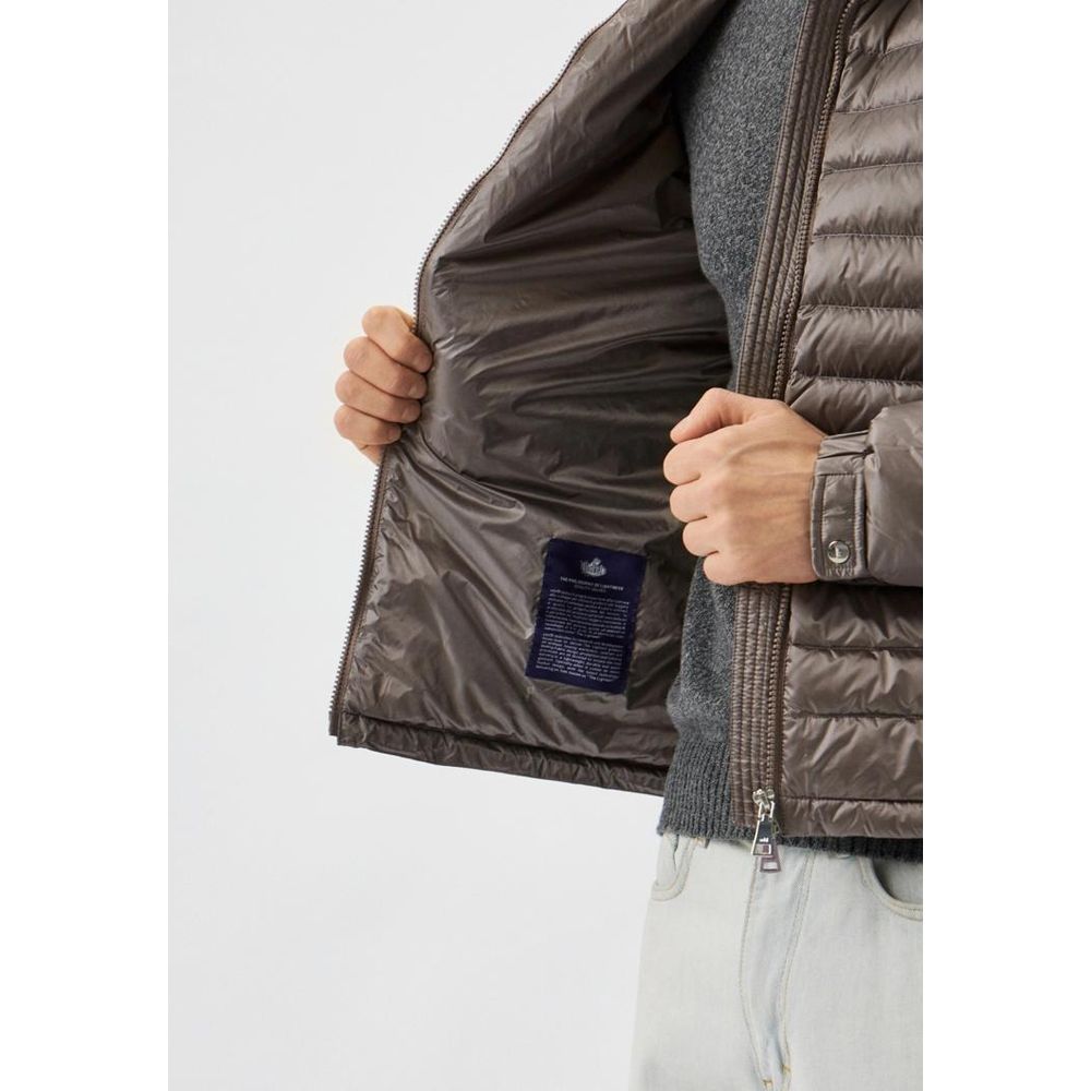 Add Graue Polyamid-Jacke