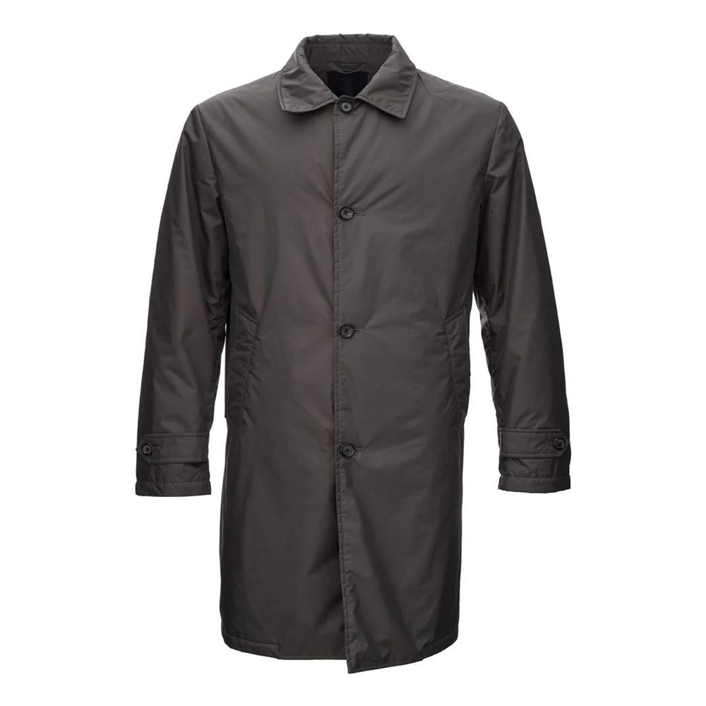 Add Braune Polyester-Jacke