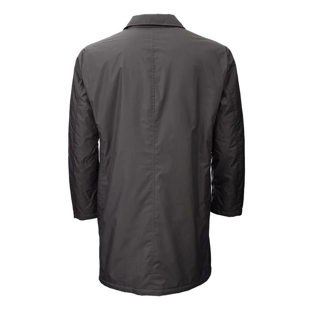 Add Braune Polyester-Jacke
