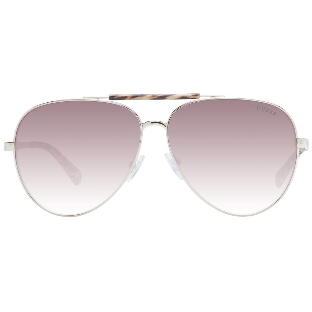 Guess Braune Metall-Sonnenbrille