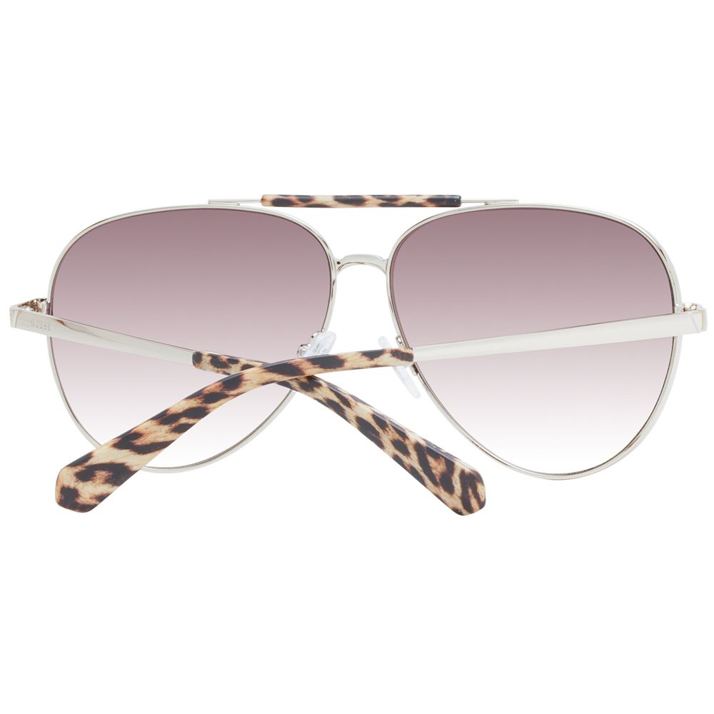Guess Braune Metall-Sonnenbrille