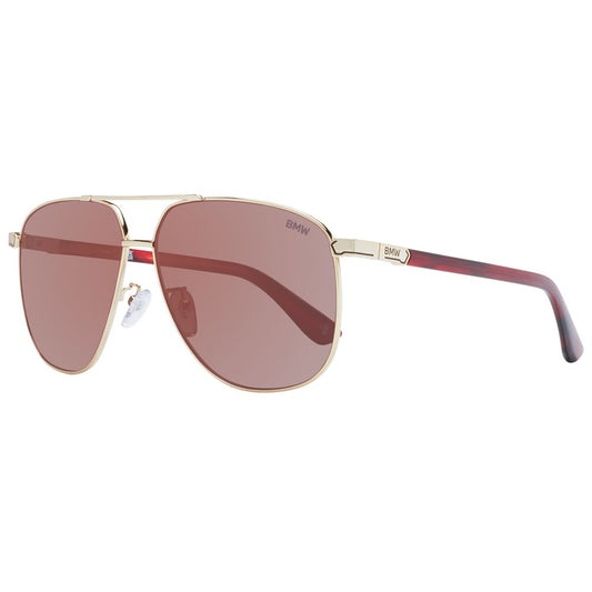 BMW Goldene Metall-Sonnenbrille