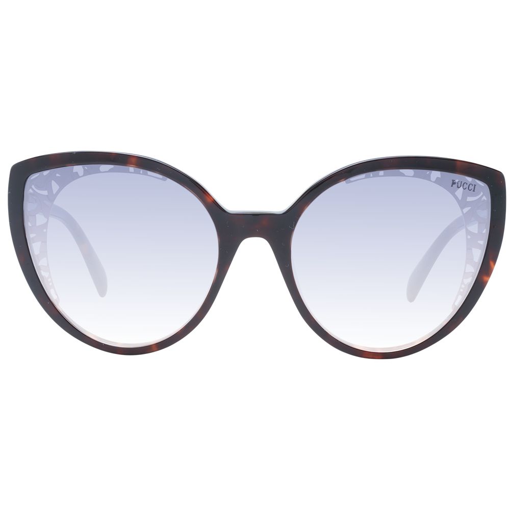 Emilio Pucci Braune Sonnenbrille aus Kunststoff