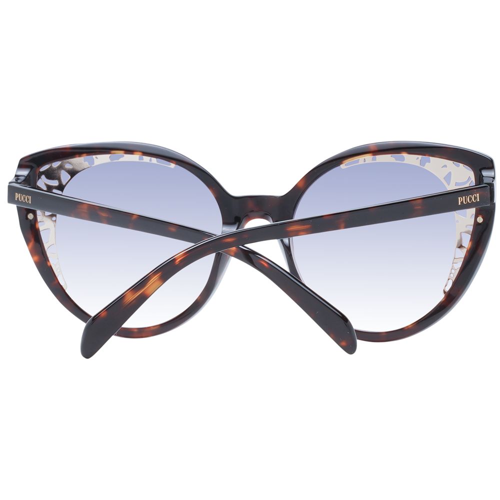 Emilio Pucci Braune Sonnenbrille aus Kunststoff
