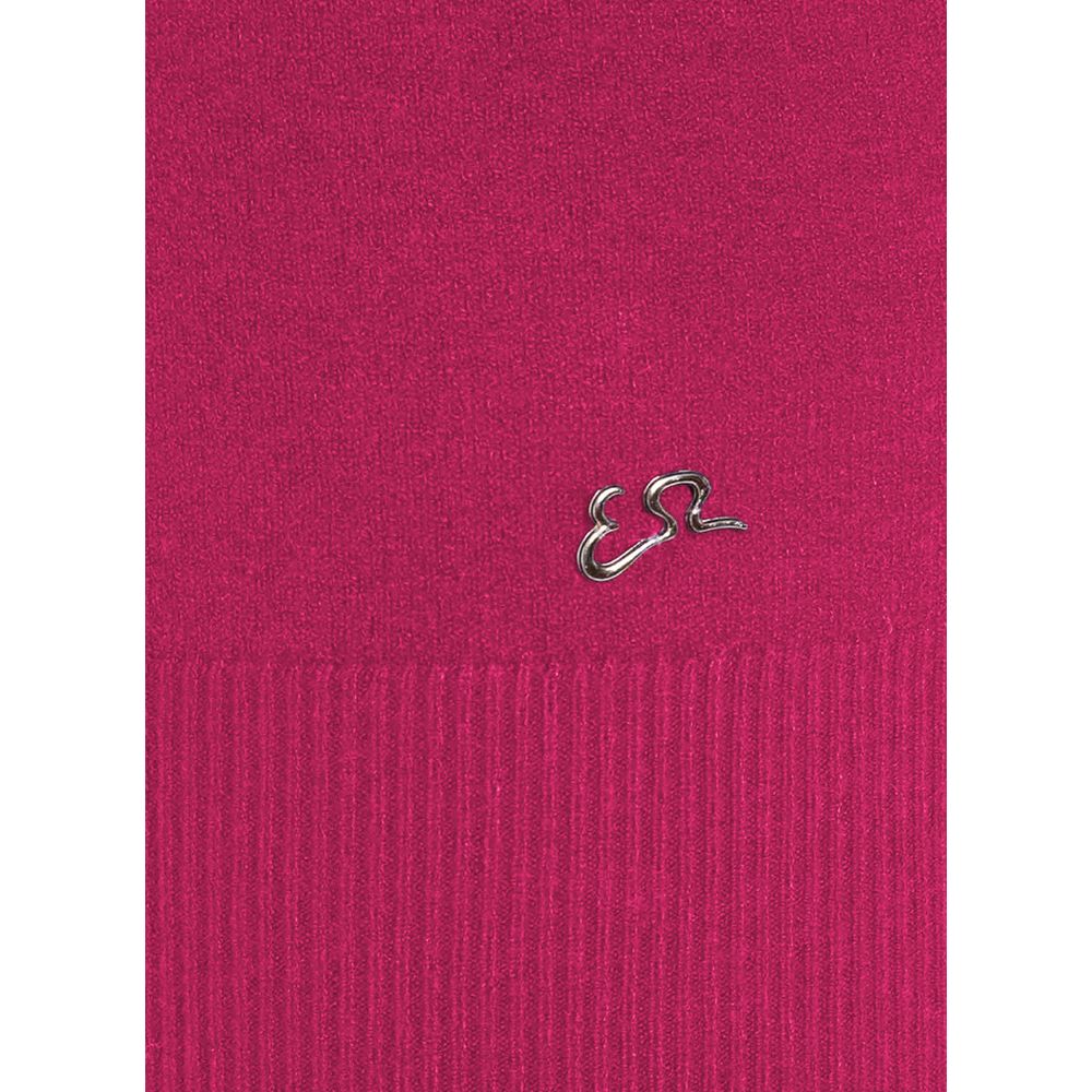 Yes Zee Fuchsiafarbenes Viskosekleid