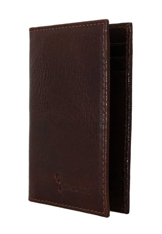 Billionaire Italian Couture Braunes Leder Bifold Wallet