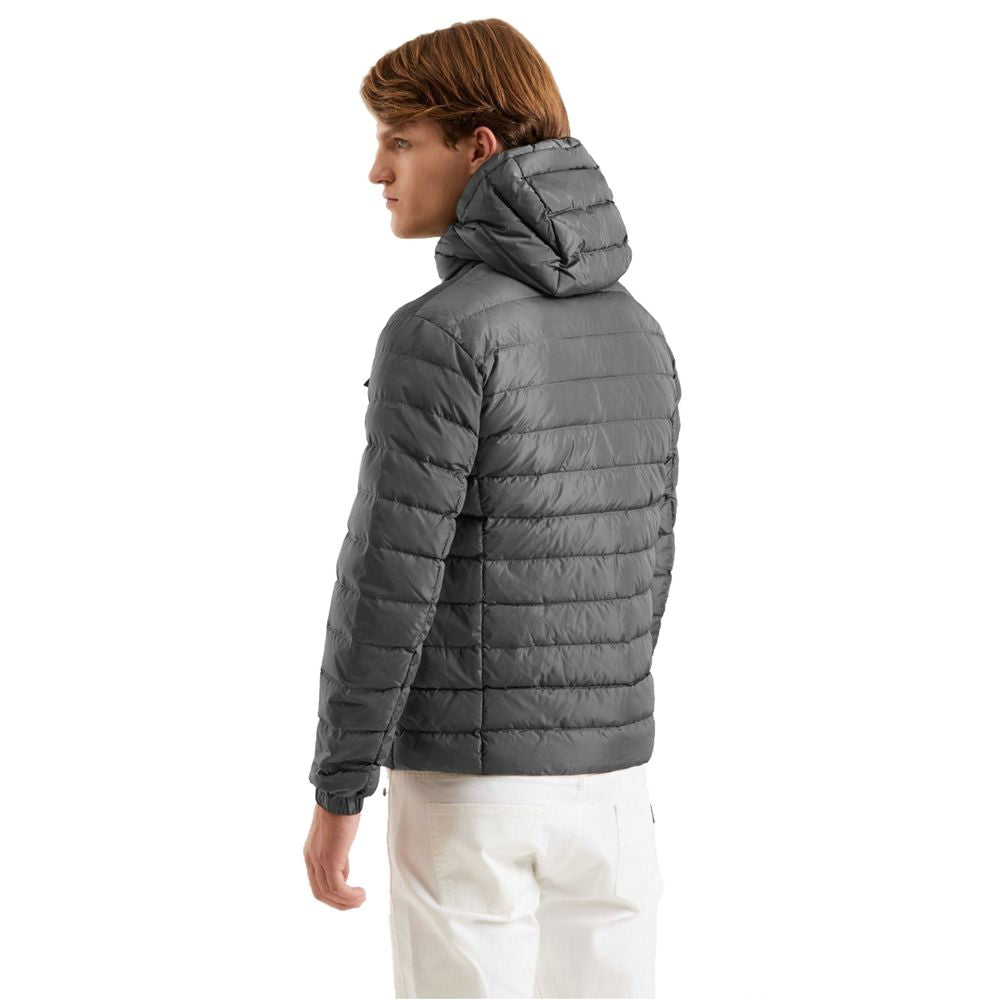 Refrigiwear Graue Nylon Herren Jacke