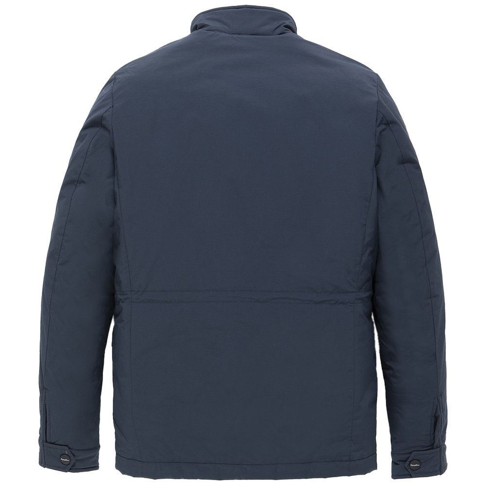 Refrigiwear Blaue Nylon Herren Jacke