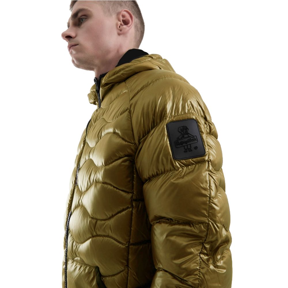 Refrigiwear Gelbe Nylon Männer Jacke