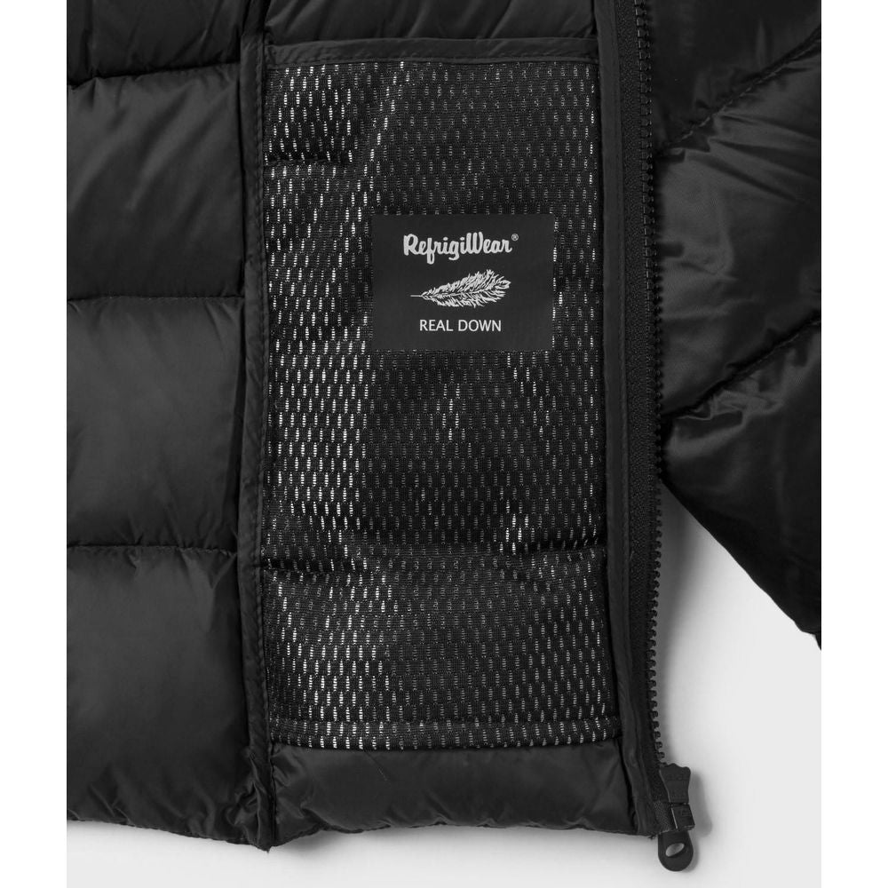 Refrigiwear Schwarze Nylon Frauen Jacke