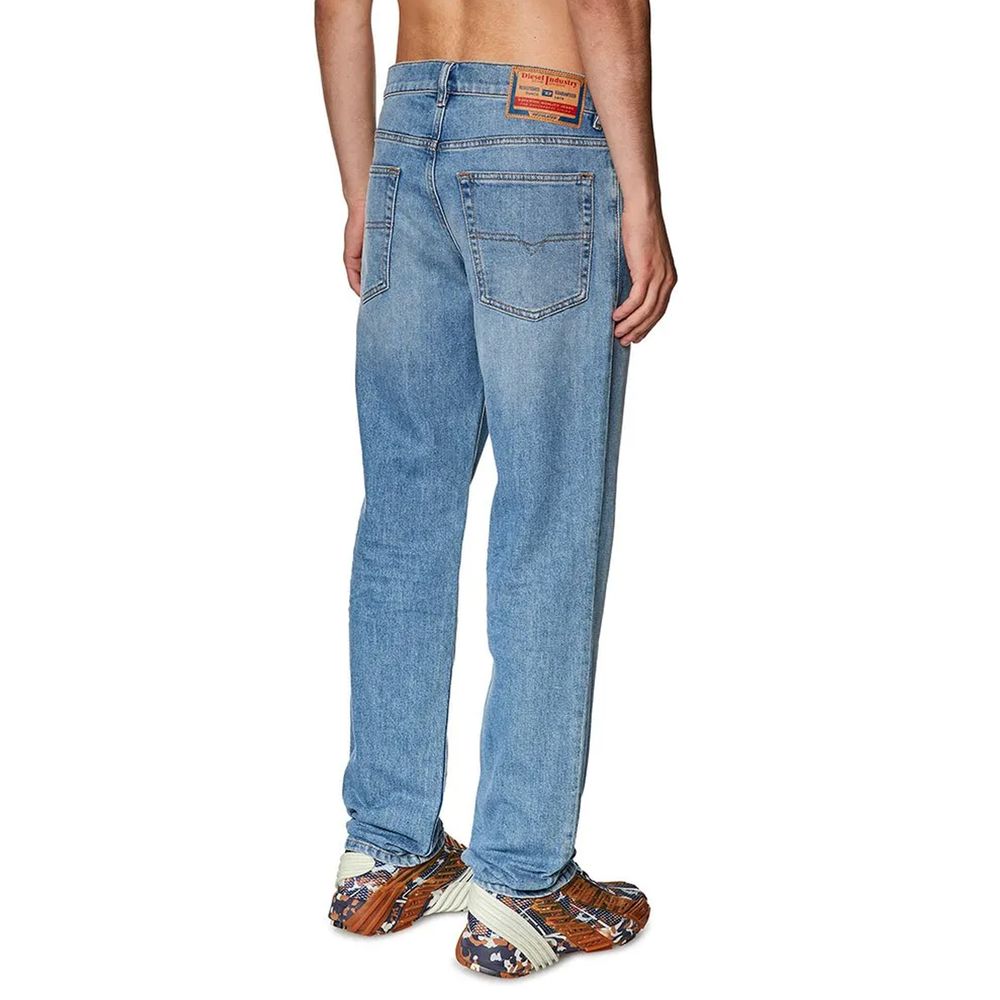 Diesel Hellblaue Herren-Jeans aus Baumwolle mit normaler Passform