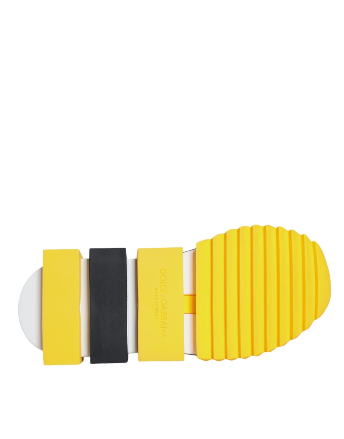 Dolce & Gabbana Gelb Sorrento Kristalle Low Top Turnschuhe Schuhe