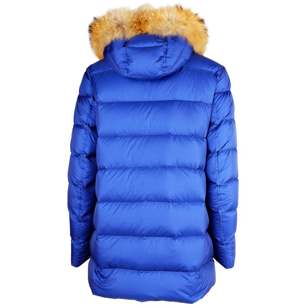 Add Blaue Nylon Herrenjacke
