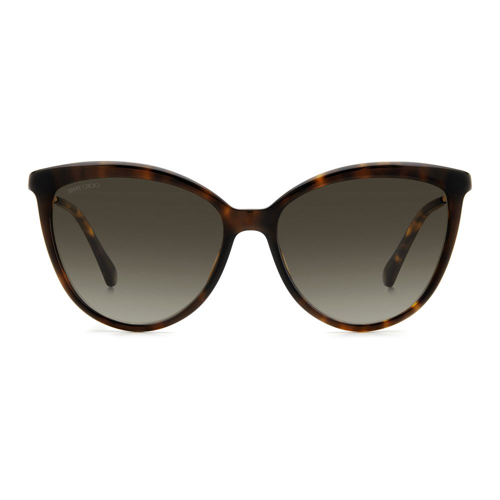 Jimmy Choo Braune Metall-Sonnenbrille