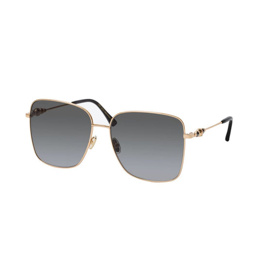 Jimmy Choo Goldene Metall-Sonnenbrille