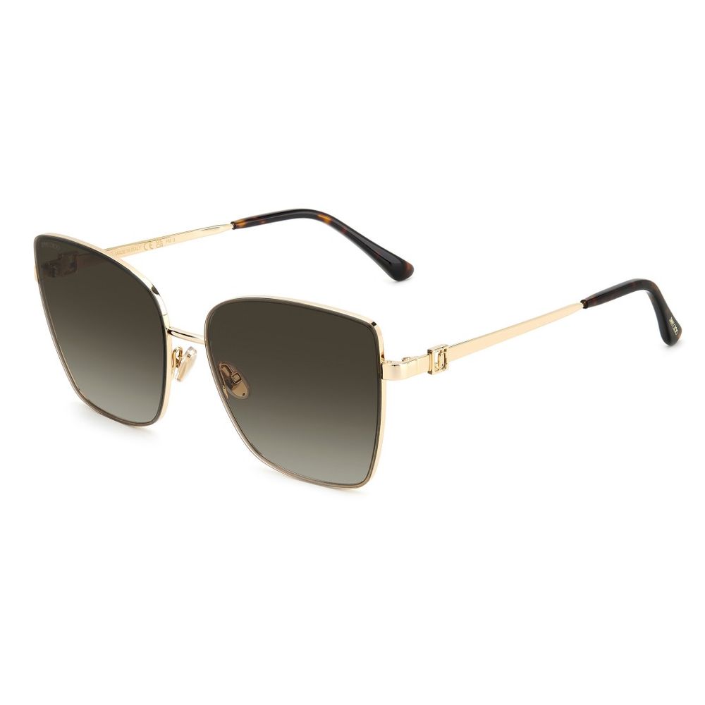 Jimmy Choo Goldene Metall-Sonnenbrille