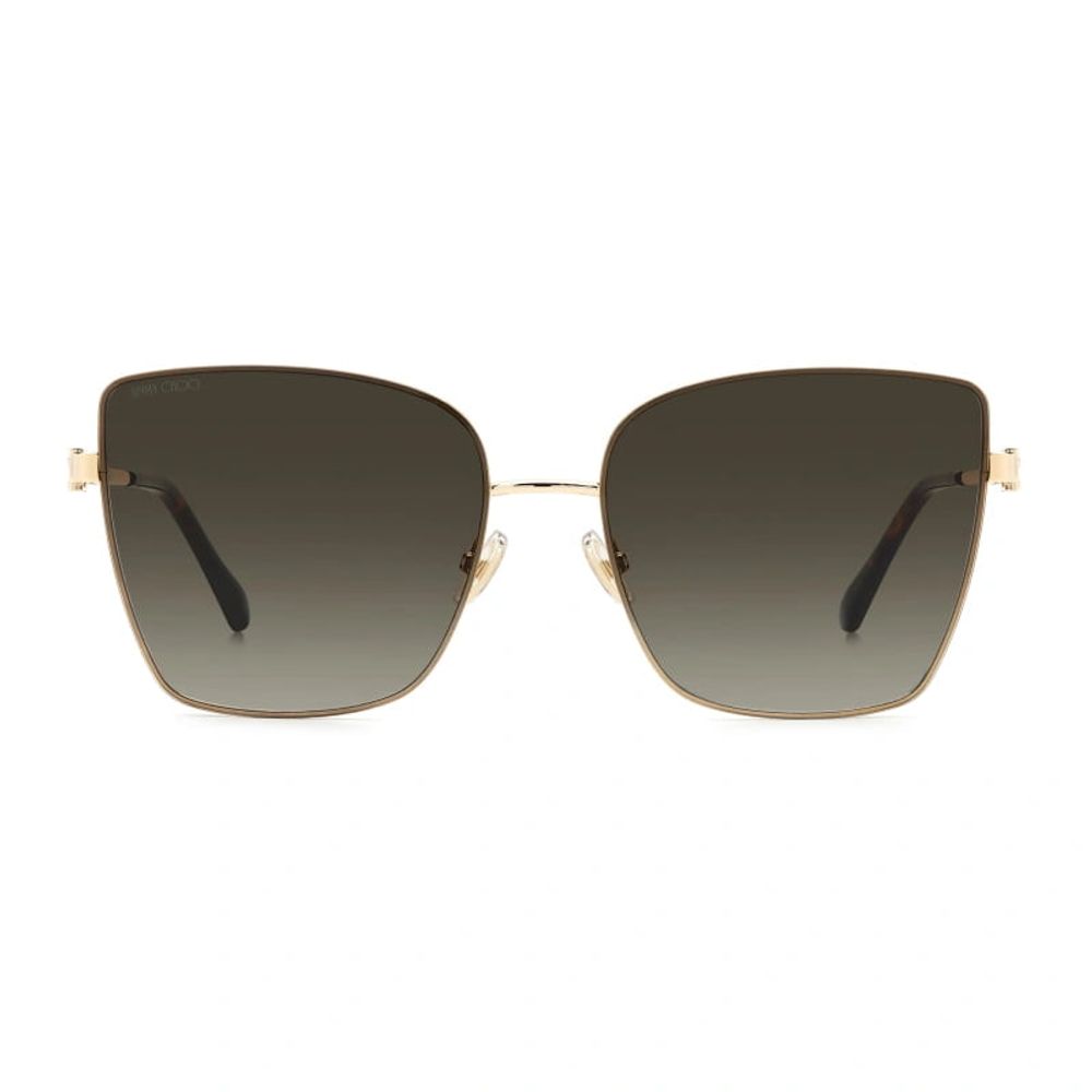 Jimmy Choo Goldene Metall-Sonnenbrille