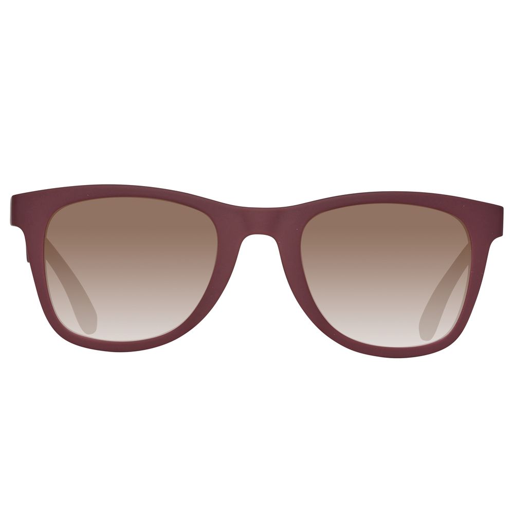 Carrera Burgunderfarbene Plastiksonnenbrille