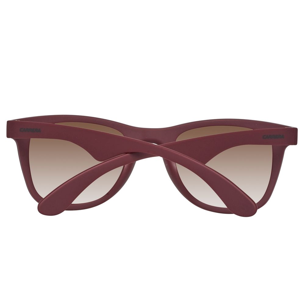 Carrera Burgunderfarbene Plastiksonnenbrille
