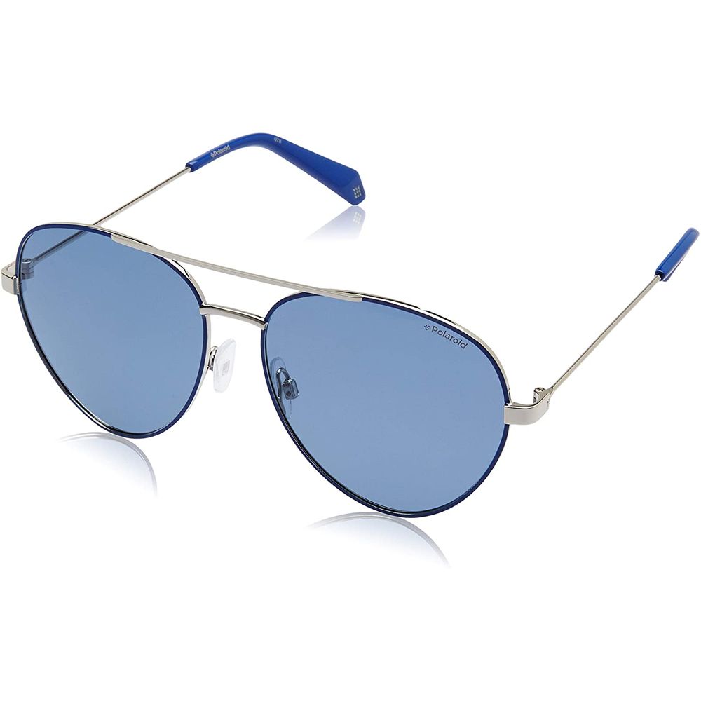 Polaroid Blaue Metall-Sonnenbrille