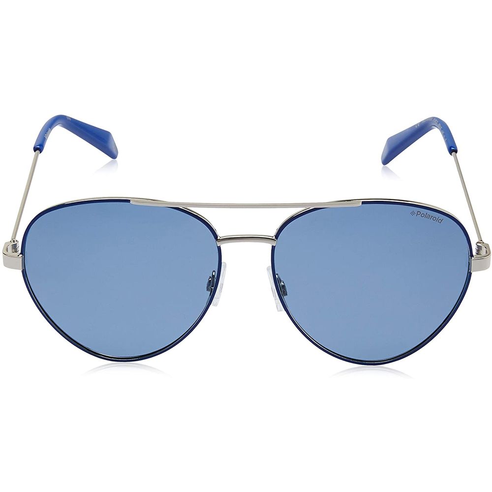 Polaroid Blaue Metall-Sonnenbrille