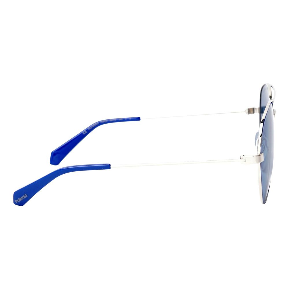 Polaroid Blaue Metall-Sonnenbrille
