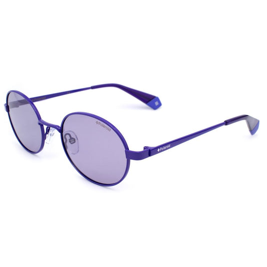 Polaroid Lila Metall-Sonnenbrille