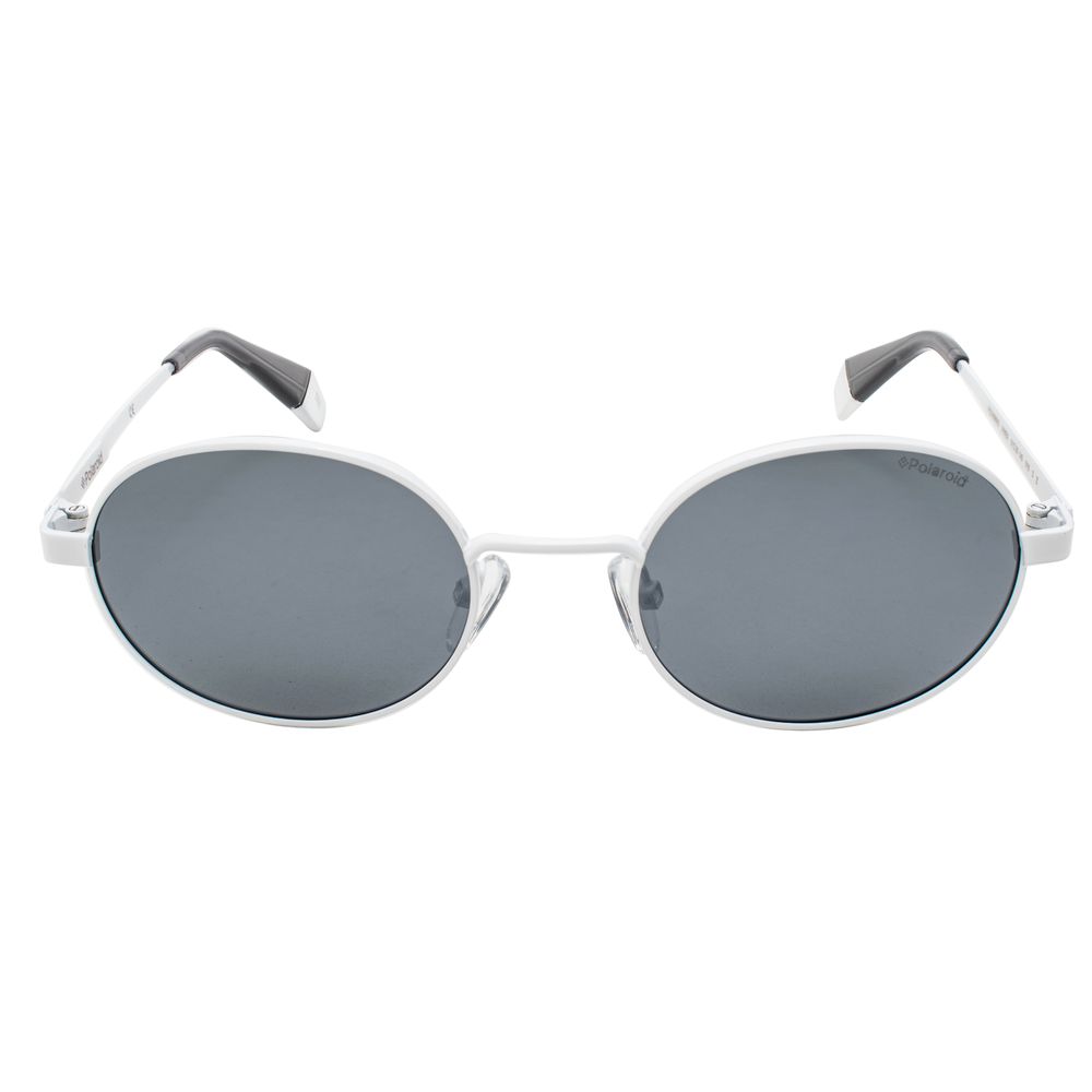 Polaroid Weiße Metall-Sonnenbrille
