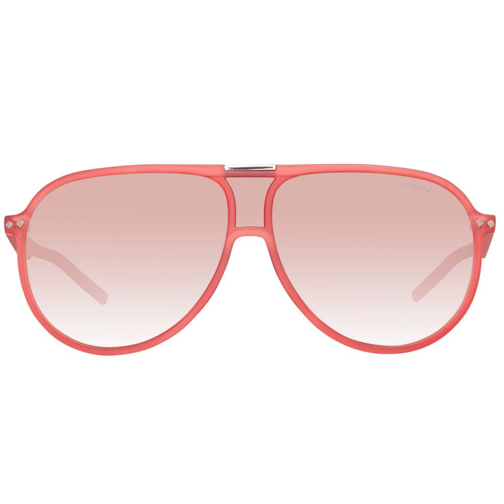 Polaroid Rote Acetat-Sonnenbrille