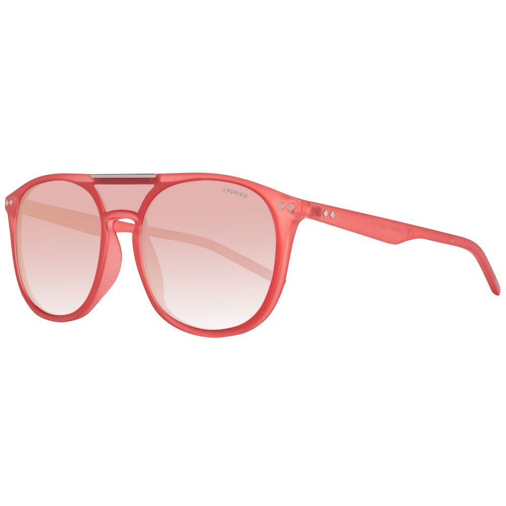 Polaroid Rote Acetat-Sonnenbrille