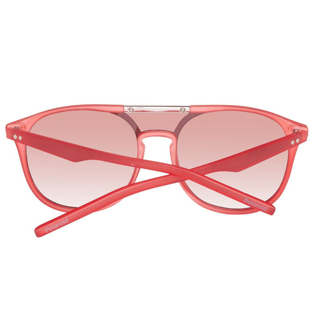 Polaroid Rote Acetat-Sonnenbrille
