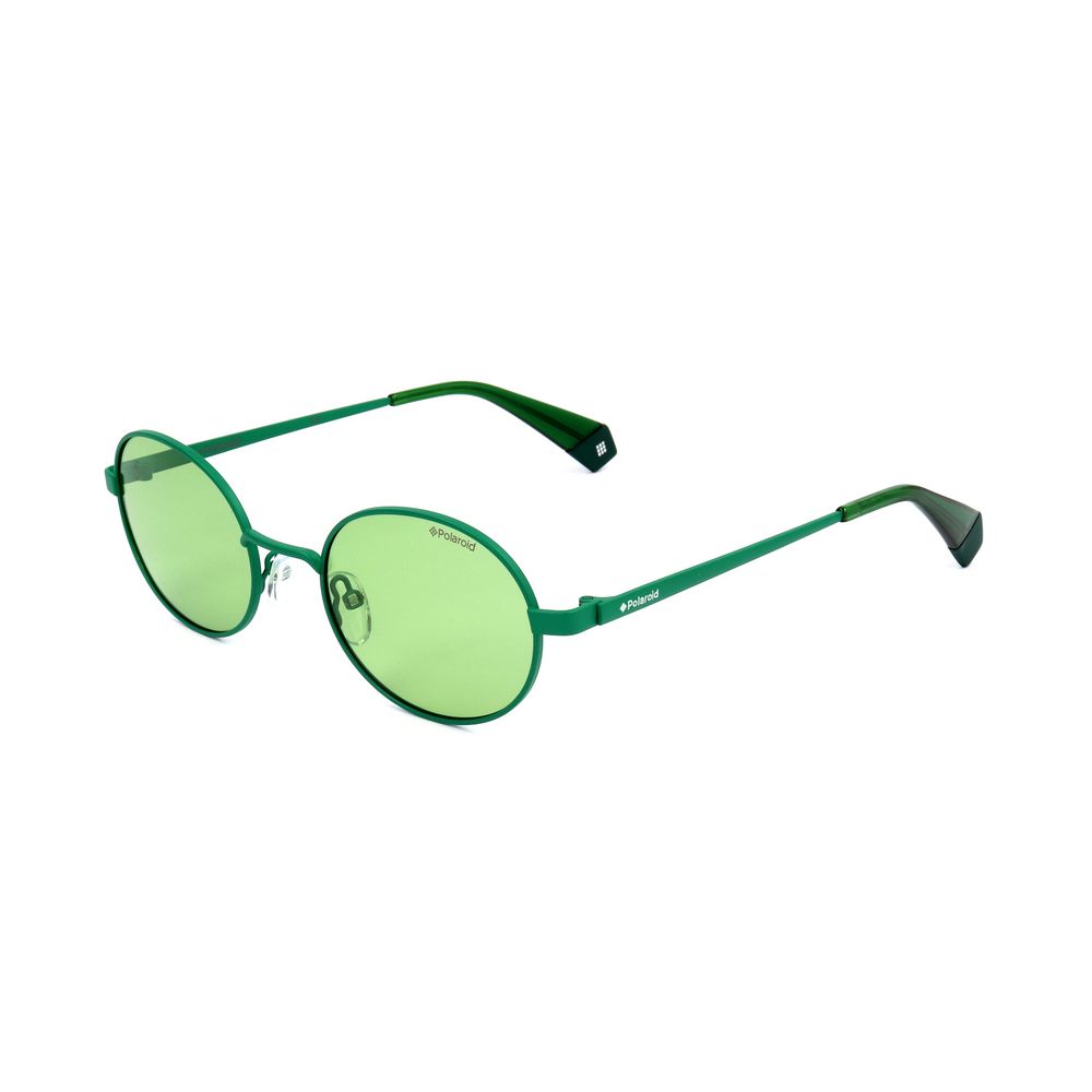 Polaroid Grüne Metall-Sonnenbrille