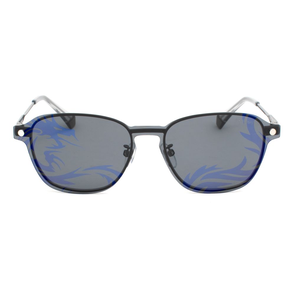 Polaroid Silberne Metall-Sonnenbrille