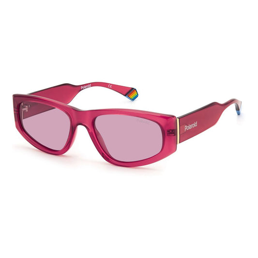 Polaroid Rote Plastiksonnenbrille