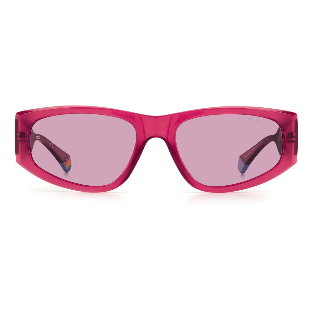 Polaroid Rote Plastiksonnenbrille
