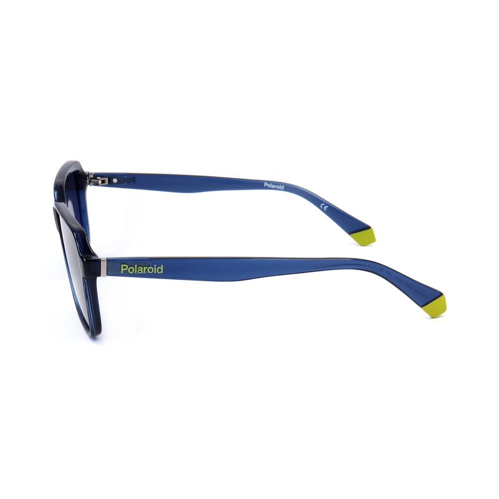 Polaroid Blaue Metall-Sonnenbrille