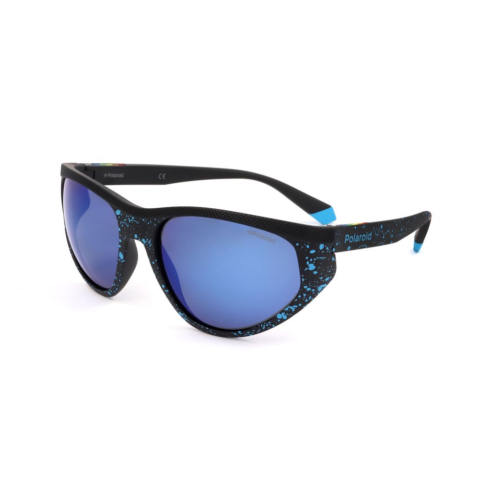 Polaroid Blaue Gummi-Sonnenbrille