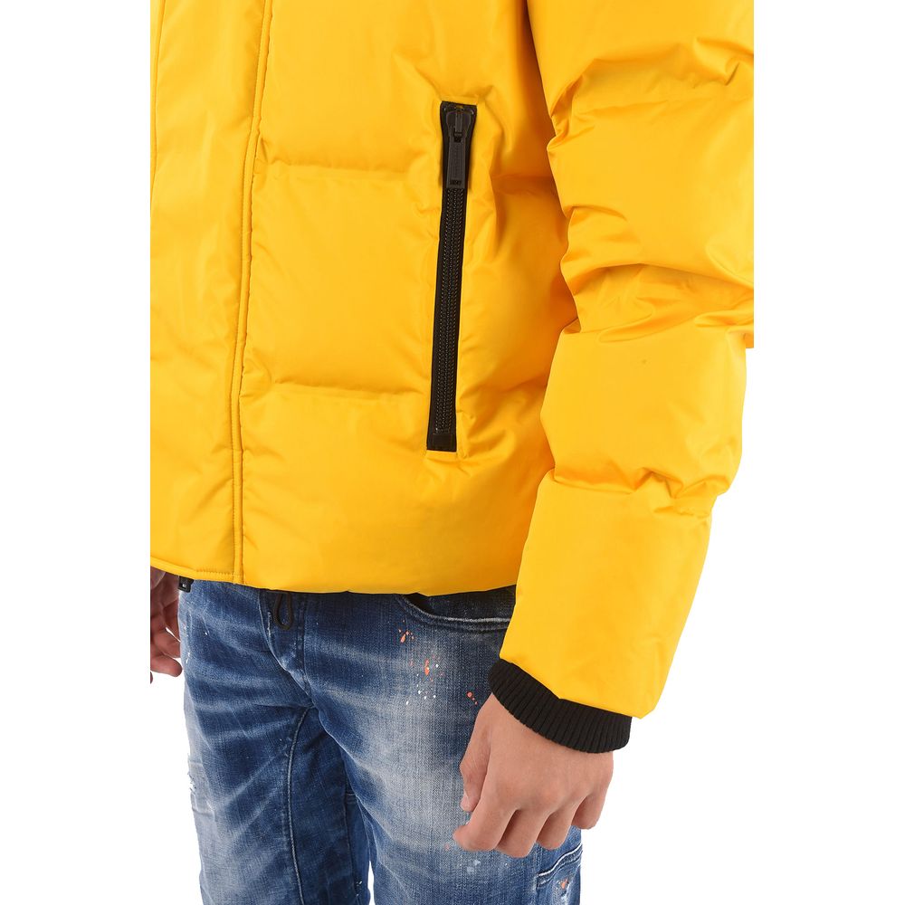 Dsquared² Gelbe Nylon Männer Jacke